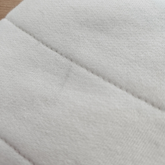 North Face Feminine Fit Caroluna Quilted Fleece Small Women’s Jacket Ivory - Picture 12 of 16